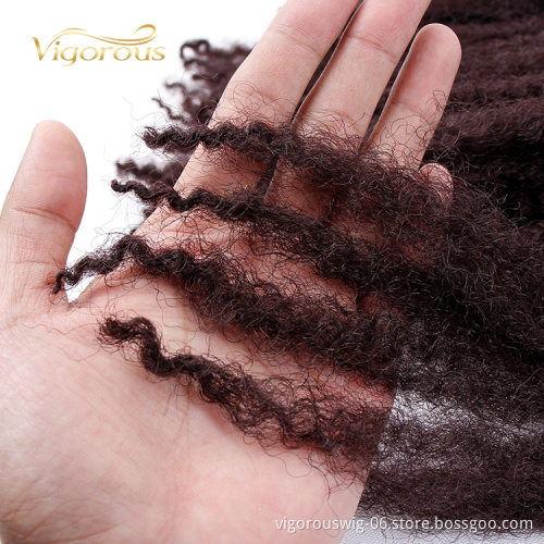 18" marley hair twist afro synthetic braiding extensions locs crotchet bulk braids colored afro kinky braid twist marley hair